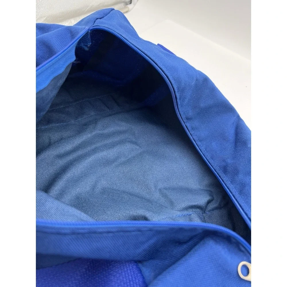 Vintage VISA Promotional Duffel Bag Blue Travel Gym Overnight YKK Zipper NWOT